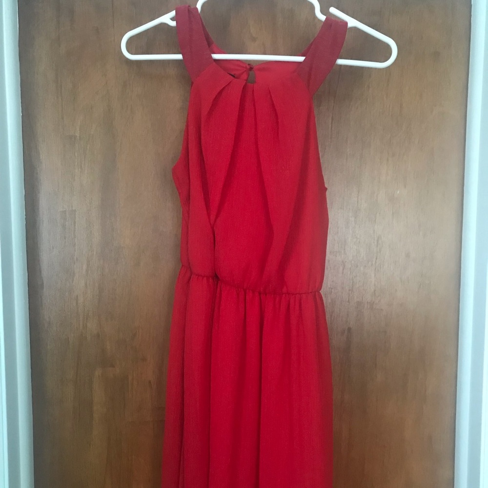 Red dress